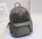 Trendy Studded Vegan Leather Backpack