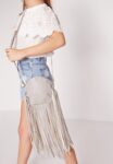 Soft Leather Tassel Mini Shoulder Bag
