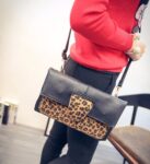 Wild Leopard Chain Clutch