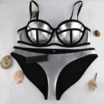 Metallic Shiny Underwire Bikini Set