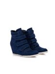 Stylish Three Stripe Genuine Suede Sneakers