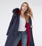 Luxurious Real Fur Lined Hooded Long Winter Parka Coat