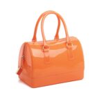 Trendy Metal Zipper Silicone Bag