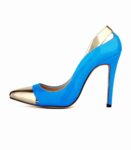 Glamorous Metallic Bronze Toe Vegan Patent Stiletto