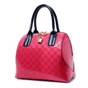 patent pink sleeve bag