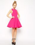 Breezy Pleated Pink Mini Dress