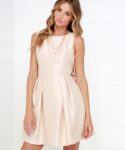 Ribbon Back Mini Graduation Dress