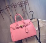 Elegant Vegan Leather Structured Tote Bag