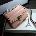 Luxurious Studded Mini Leather Shoulder Bag