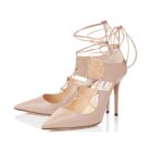Glossy Patent Thin Strap Stiletto Heels