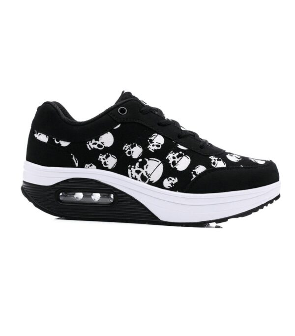 punk air black white women sport shoes