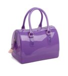 Trendy Metal Zipper Silicone Bag