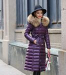 Luxury Real Raccoon Fur Hooded Duck Down Puffer Parka Coat