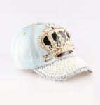 Crown Beaded Embellished Stylish Hat