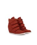 Stylish Three Stripe Genuine Suede Sneakers
