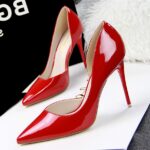 Elegant Pointed-Toe Patent Stiletto