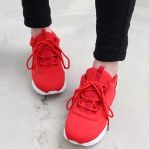 Trendy High Sole Lace Up Platform Sport Shoes