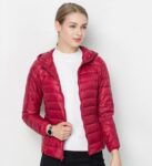 Stylish Hooded Cropped Vibrant Puffer Jacket