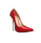 Metal Thin Heel Sexy Patent Stiletto