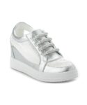 Sparkling Lace Hidden Heel Bridal Rhinestones Sneakers