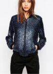 Sparkling Sequin Embellished Sport Jacket