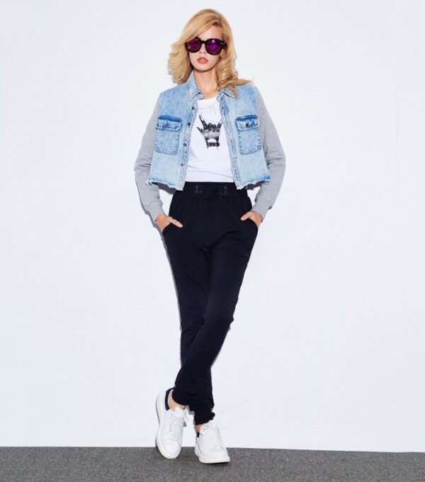 short denim jacket