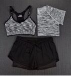 Vibrant 3-Piece 14 Colors Activewear Fitness Set