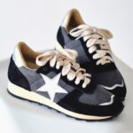 Star Lace-Up Vegan Suede Sport Shoes