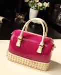 Statement Studded Leopard Silicone Shoulder Bag