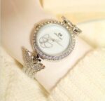 Sparkling Butterfly Artificial Diamond Watch