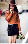 Bohemian Tassel Short Genuine Leather Jacket