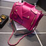 Quilted Jacket-Style Chain Shoulder Bag