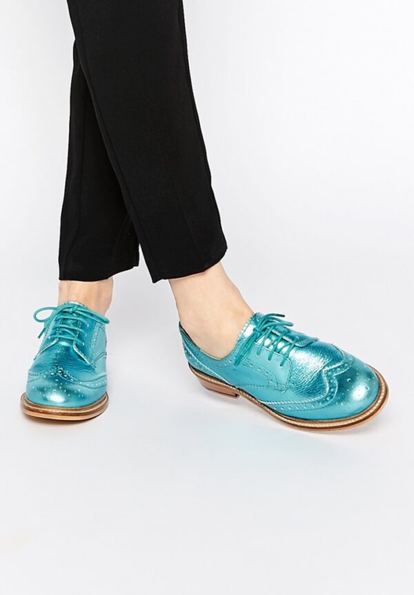 Vibrant Turquoise Patent Oxford Shoes 1 turquoise blue patent leather oxford shoes