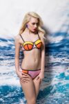 Vibrant Underwire Color Block Bikini Set