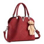 Timeless Quilted Genuine Leather V-Arm Bag