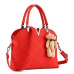 Timeless Quilted Genuine Leather V-Arm Bag
