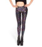 Shiny Fish Scale High Gloss Sports Leggings