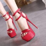 Sexy Platform Thin Ultra High Heels Stiletto Sandals