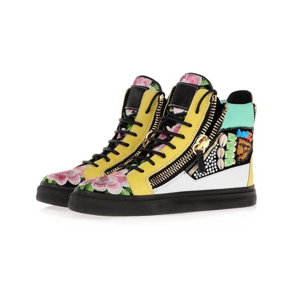 Eclectic Vintage Embroidered Leather Sneakers 1 vintage sneaker