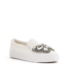 Luxurious Sparkling Butterfly Crystal Stone Embellished Sneakers