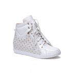 Shiny Patent Leather Hidden Heel Sneakers