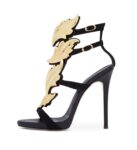 Statement Wing Motif Stiletto Sandals