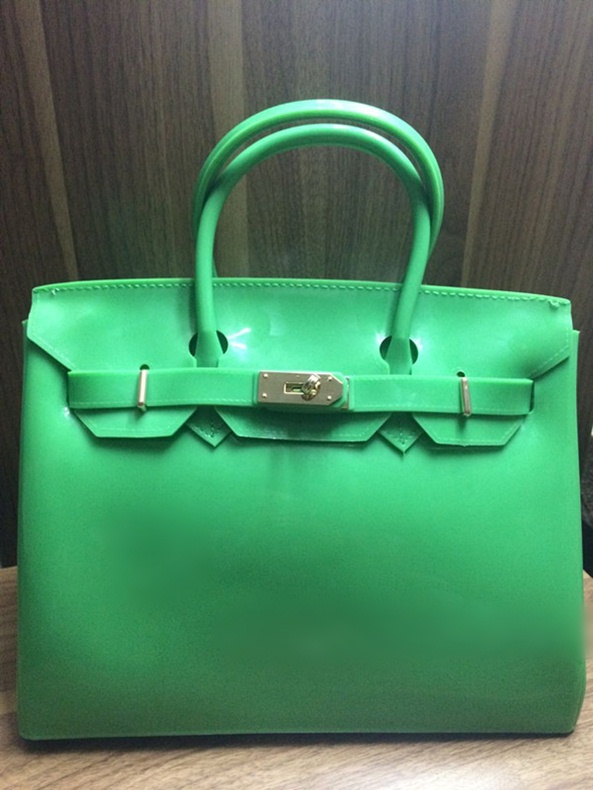 with scarf green silicone sleeve bag