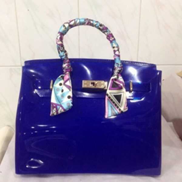 with scarf parliament blue silicone sleeve bag