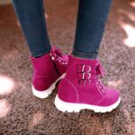 Elegant Buckled Hidden Heel Genuine Nubuck Ankle Boots
