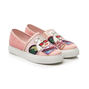 Iconic Lady Gaga Signature Canvas Sneakers