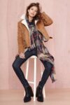 Elegant Short Genuine Suede Leather Biker Jacket