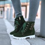 Elegant Buckled Hidden Heel Genuine Nubuck Ankle Boots