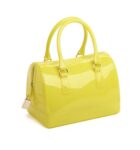 Trendy Metal Zipper Silicone Bag