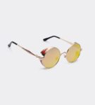 Round Metal Retro Sunglasses